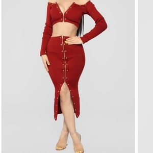 FASHION NOVA SKIRT SET
